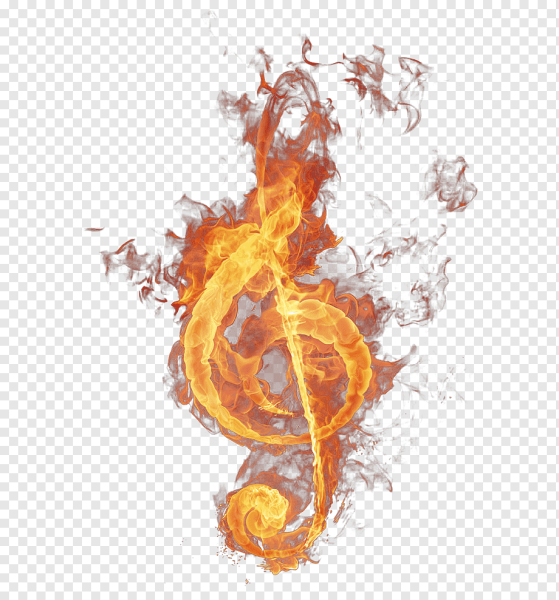 Горящий скрипичный ключ