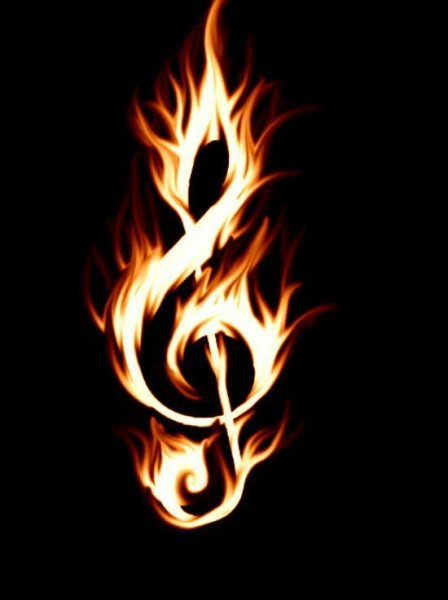 Ноты в огне