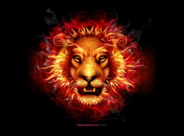 Красный Огненный тигр