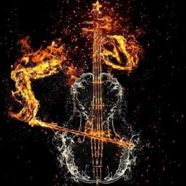 Скрипичный ключ в огне