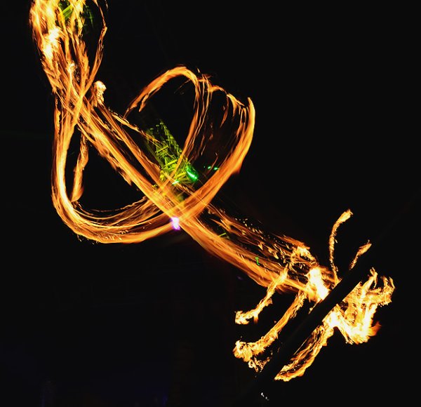 Скрипичный ключ в огне