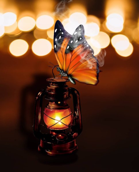 Мотылек и лампа