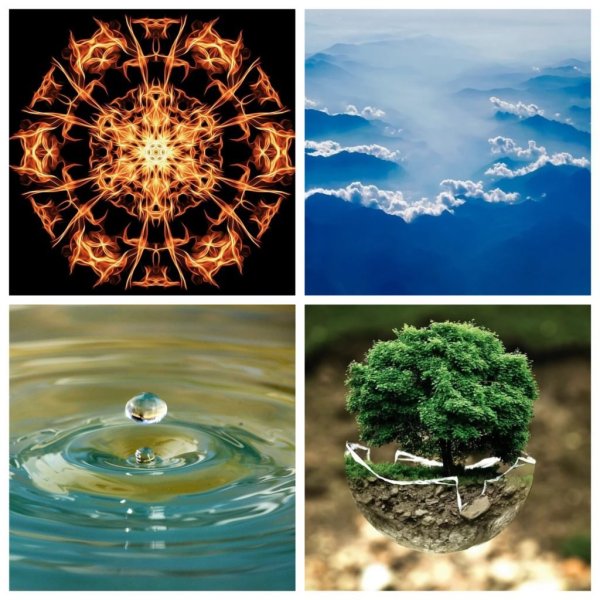 Стихии природы воздух вода огонь земля