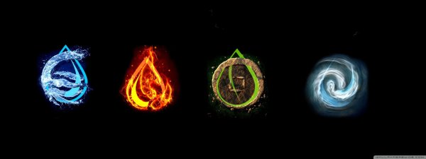 4 Стихии природы воздух огонь вода и земля