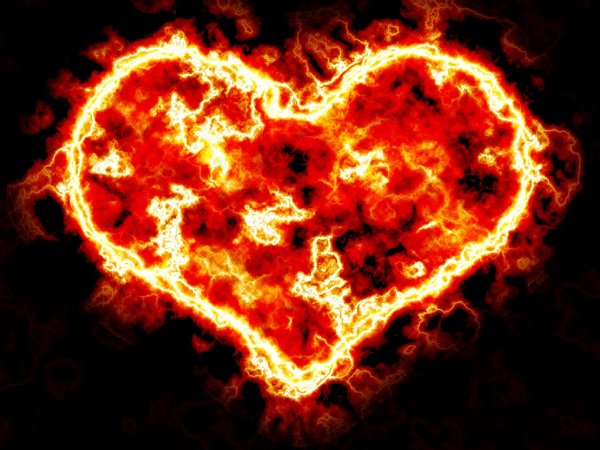 Огненное разбитое сердце