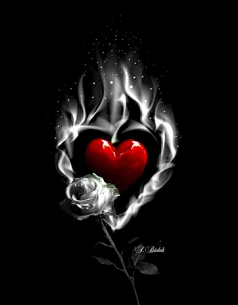 Красивое разбитое сердце
