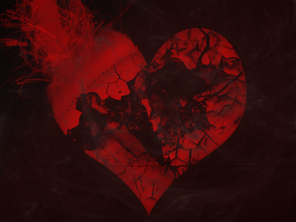 Разбитое сердце на осколки