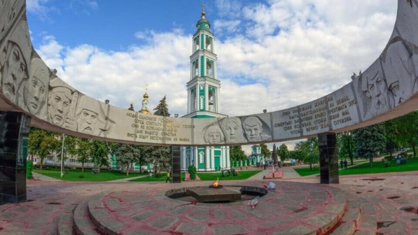 Монумент вечный огонь в Тамбове