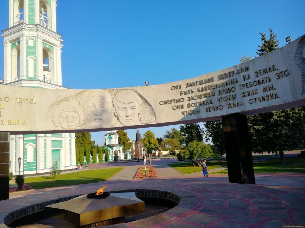 Достопримечательности Тамбова вечный огонь