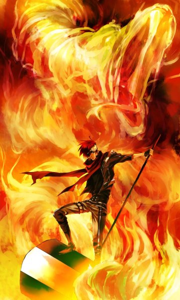 Аниме Огненный парень