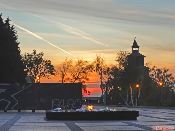 Вечный огонь Нижний Новгород Кремль