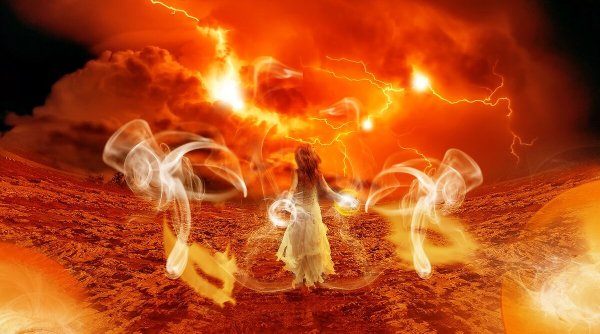 Огненная стихия солнце