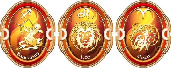 Стихия огня Овен Лев Стрелец