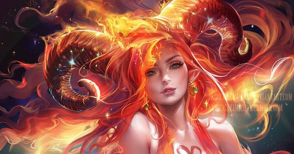 Знаки зодиака арт sakimichan