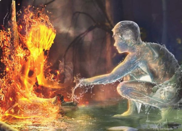 Девушка вода и парень огонь