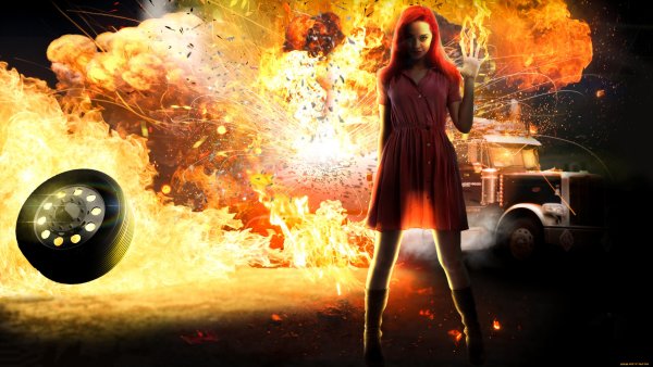 Девушка и огонь