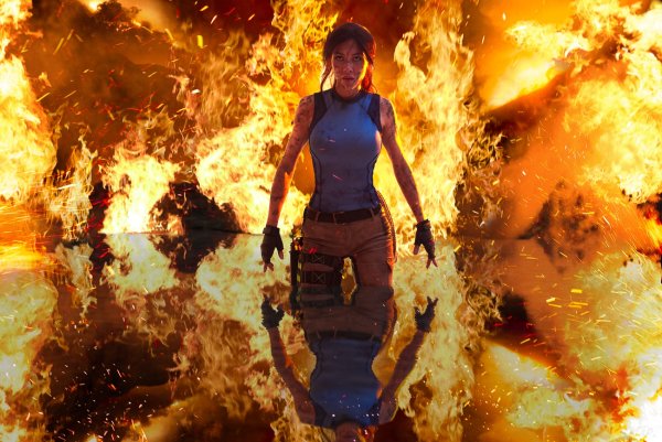 Томб Райдер огонь