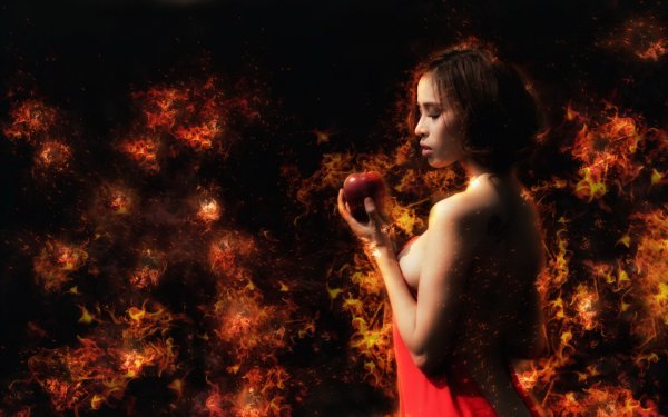 Девушка и огонь