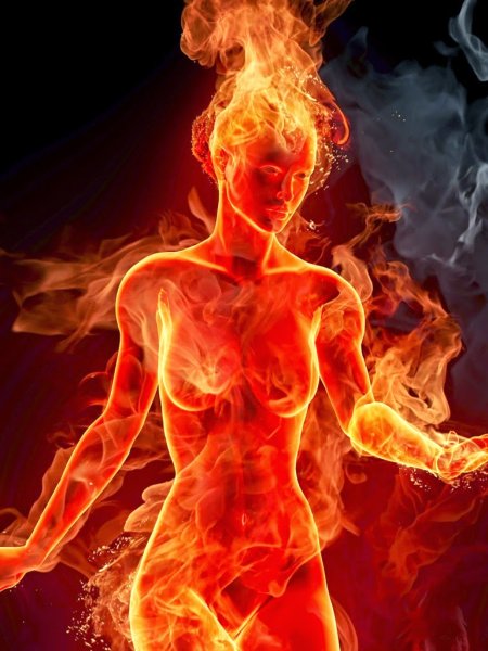 Огненная девушка