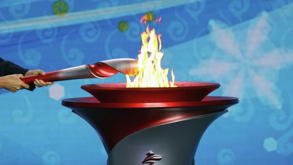 Олимпийский огонь в Пекине 2022