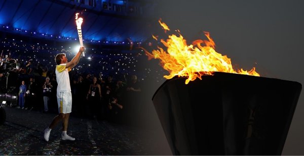 Чаша олимпийского огня в Токио