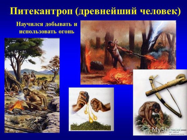 Добыча огня древними людьми