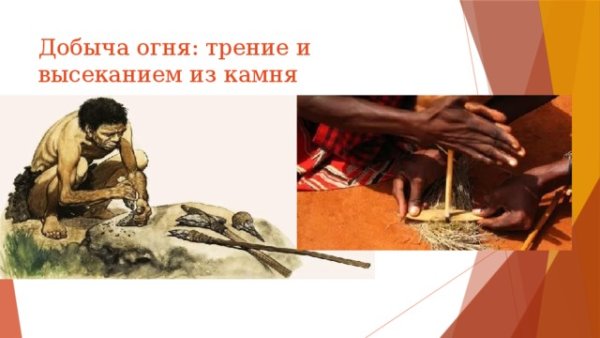 Добыча огня трением