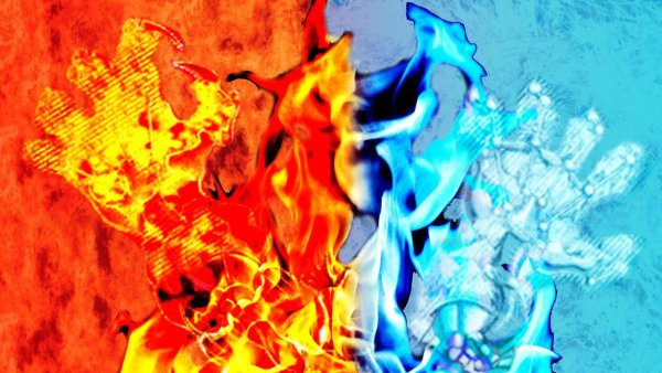 Картинки на рабочий стол огонь и лед