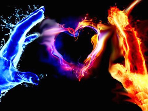 Две стихии огонь и вода