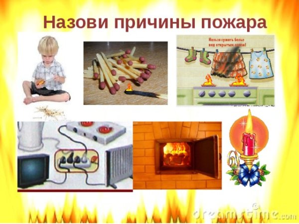 Пожароопасные предметы для детей