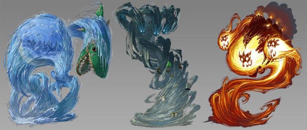 Элементали стихий мифология