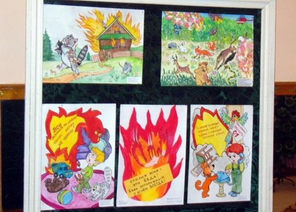 Плакат на тему огонь