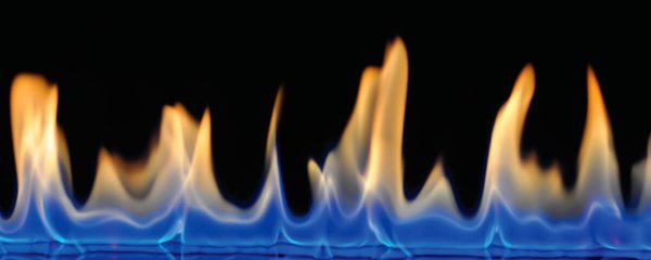 Горение природного газа