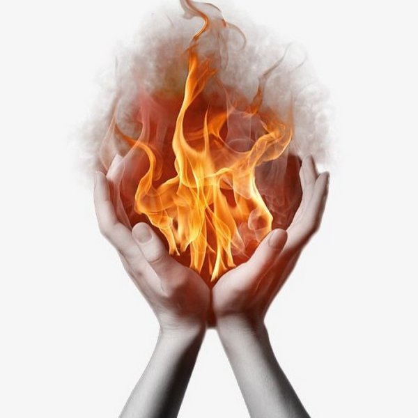 Огонь в руке