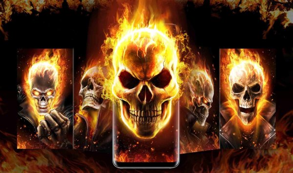 Пылающий череп