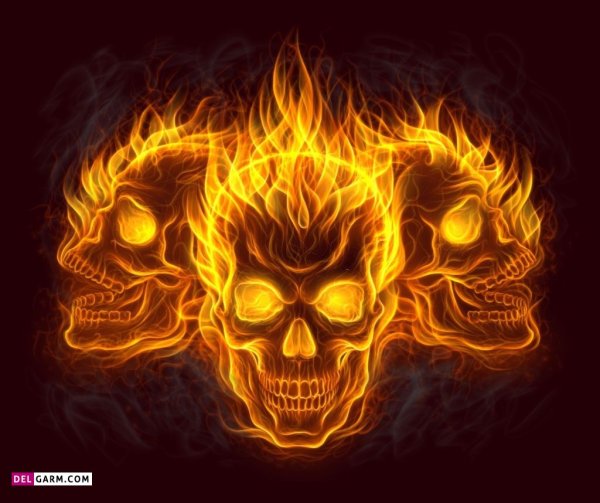 Огненный череп ДНД