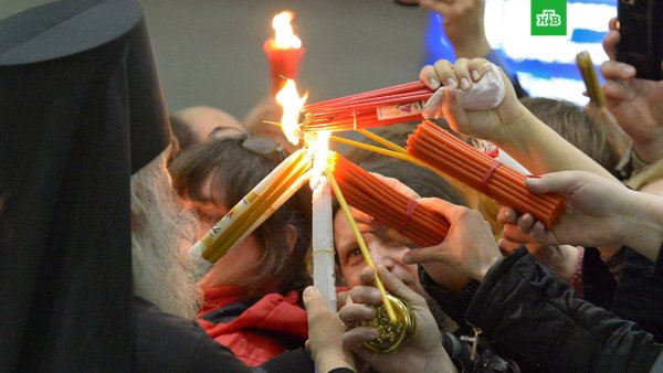 Благодатный огонь Якунин самолет