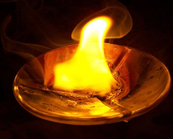 Горение белого фосфора