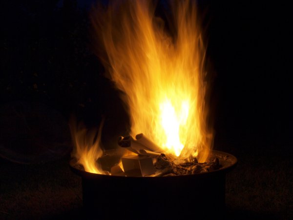 Горение огня