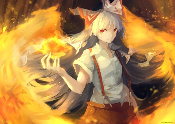 Fujiwara no mokou Fire