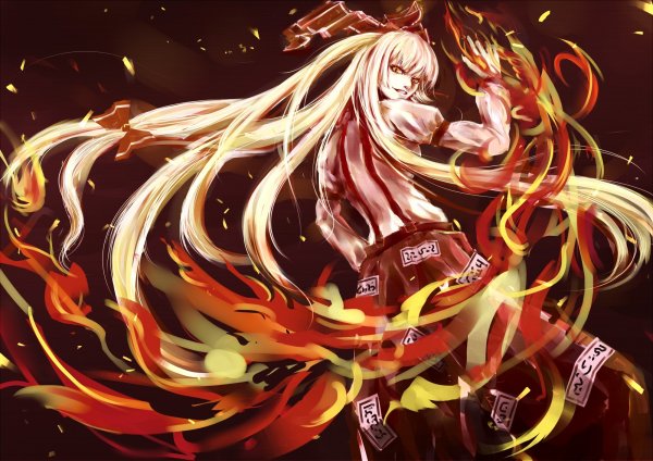 Fujiwara no mokou Fire