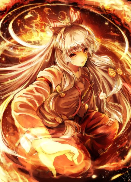 Fujiwara no mokou Art