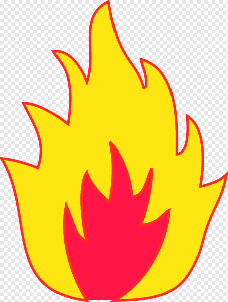 Огонь мультяшный