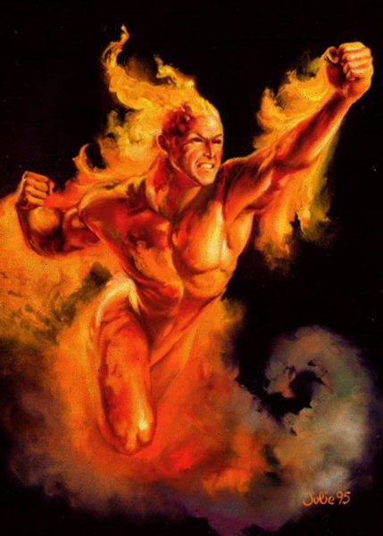 Борис Вальехо огонь