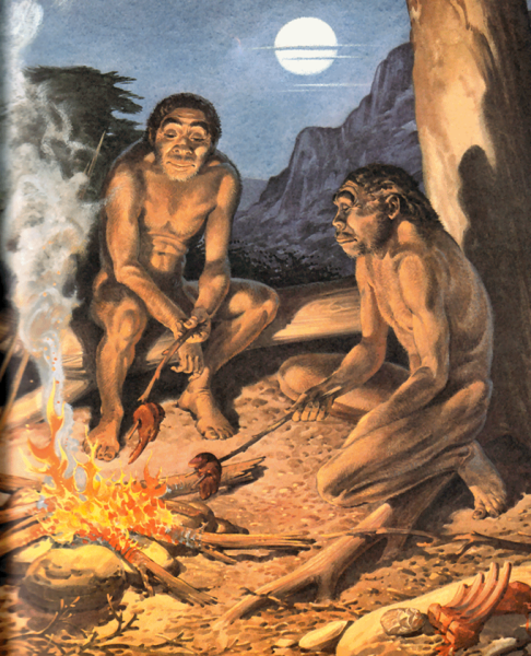 Неандертальцы и огонь