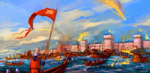 Осада Константинополя 1453 арт
