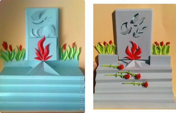 Поделки из бумаги ко Дню Победы