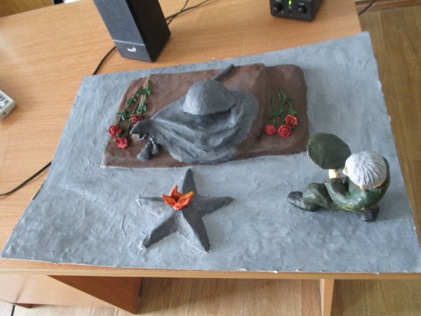 Макет памятника неизвестному солдату