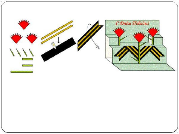 Открытка к 9 мая своими руками