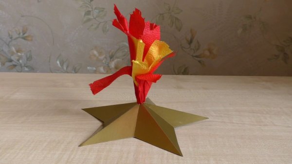 Вечный огонь поделка